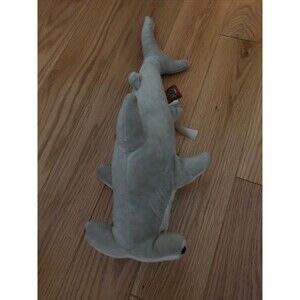 Adventure Planet Hammerhead Shark Plush Stuffed Animal Toy 16" Gray White Plush